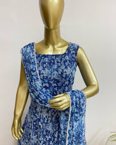 Blue lurex dress - kasumi.in